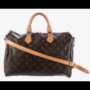 Authentic Louis Vuitton speedy 35 bandouliere.